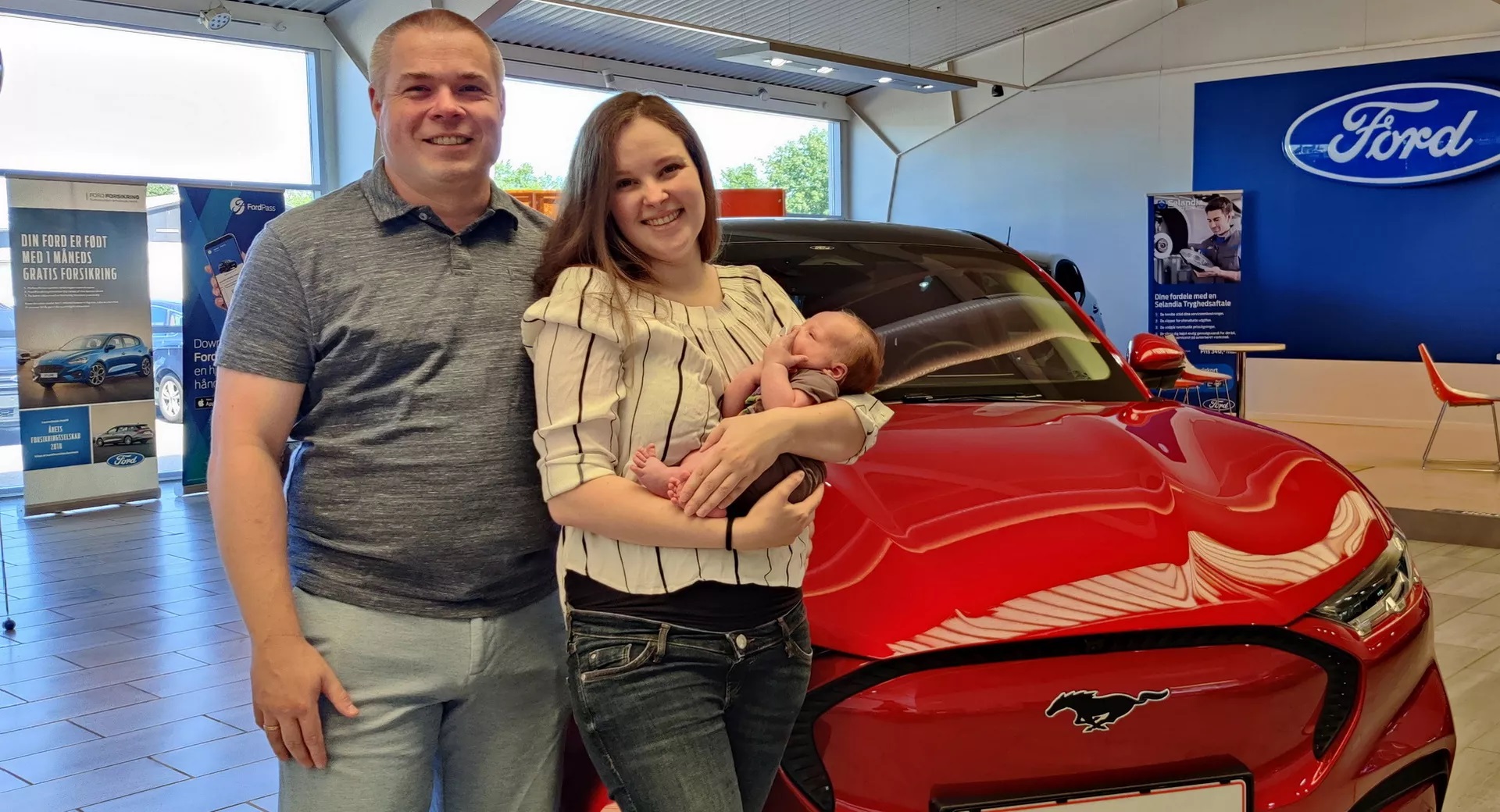 Egy baba érkezését ünnepli a Ford Dániában